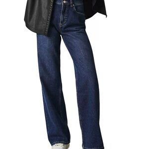 NWT Free People We The Free Tinsley Baggy High-Rise Jeans